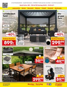 Sonnenschirm im Netto Marken-Discount Prospekt "Aktuelle Angebote" mit 69 Seiten (Karlsruhe)
