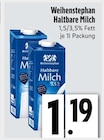 EDEKA Seeshaupt - Haltbare Milch 1,5% Fett Angebot im Prospekt Haltbare Milch 1,5% Fett bei EDEKA im Seeshaupt Prospekt für 1,19 €