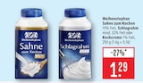Sahne zum Kochen Angebote von Weihenstephan bei Marktkauf Ravensburg für 1,29 €