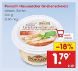 Hausmacher Griebenschmalz im Angebot bei Netto Marken-Discount in Kiel Hausmacher Griebenschmalz Angebote von Ponnath bei Netto Marken-Discount Kiel für 1,79 €