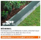 Gartensteine im OBI Prospekt Mähwinkel im aktuellen OBI Prospekt für 3,49 €