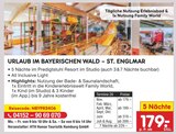 Urlaub im Bayerischen Wald - St. Englmar im aktuellen Netto Marken-Discount Prospekt für 179,00 €