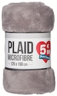 Le Plaid Microfibre 125x150 cm - Atmosphera en promo chez Centrakor Saint-Malo à 5,99 €