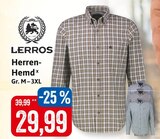 Herren-Hemd im Angebot bei Kaufhaus Stolz in Bremerhaven Herren-Hemd Angebote von LERROS bei Kaufhaus Stolz Bremerhaven für 29,99 €