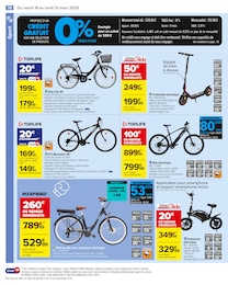 Offre Vélo Électrique dans le catalogue Carrefour du moment à la page 72