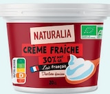Crème fraîche épaisse 30% MG - Naturalia en promo chez Naturalia Crème fraîche épaisse 30% MG - Naturalia dans le catalogue Naturalia