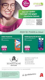 mea - meine apotheke Prospekt Unsere Januar-Angebote mit 4 Seiten