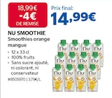 Smoothies orange mangue - NU SMOOTHIE à 14,99 € dans le catalogue Costco