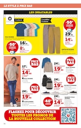 Offre Polo Homme dans le catalogue Hyper U du moment à la page 36