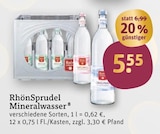 Mineralwasser Angebote von RhönSprudel bei tegut Jena für 5,55 €