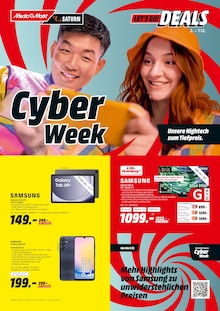 Aktueller MediaMarkt Saturn Prospekt "Let’s Go! DEALS - Cyber Week" Seite 1 von 16 Seiten