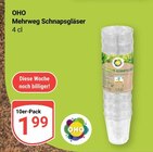 Mehrweg Schnapsgläser im Angebot bei GLOBUS in Mannheim Mehrweg Schnapsgläser Angebote von OHO bei GLOBUS Mannheim für 1,99 €