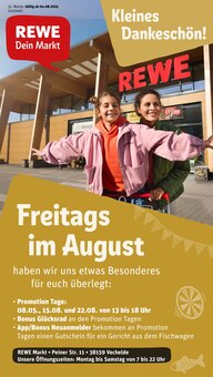 Aktueller REWE Prospekt "Dein Markt" Seite 1 von 33 Seiten für Vechelde