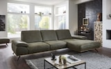Aktuelles Leder Wohnlandschaft PN-EM18063, olive, inkl. Funktionen Angebot bei HARDECK in Herne ab 2.799,00 €