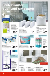 Sanitärbedarf Angebote im Prospekt "Die Profi-Baumärkte" von Hellweg auf Seite 2