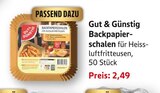Backpapierschalen - Gut & Günstig en promo chez E center Strasbourg à 2,49 €
