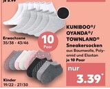 Kaufland Radolfzell - Sneakersocken Erwachsene Angebot im Prospekt Sneakersocken Erwachsene bei Kaufland im Radolfzell Prospekt für 3,39 €