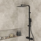 Colonne de douche avec robinet SENSEA Studio noir - SENSEA à 159,00 € dans le catalogue LEROY MERLIN