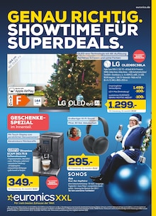 Fernseher im EURONICS Prospekt "GENAU RICHTIG.SHOWTIME FÜR SUPERDEALS." mit 14 Seiten (Passau)