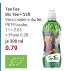 Bio Tee + Saft Angebote von Tee Fee bei GLOBUS Oberursel für 0,79 €