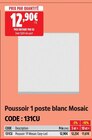 Poussoir 1 poste blanc Mosaic dans le catalogue Screwfix
