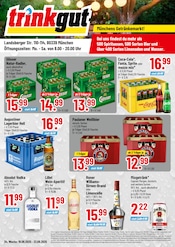 Aktueller Trinkgut Getränkemärkte Prospekt in Germering und Umgebung, "Münchens Getränkemarkt!" mit 4 Seiten, 18.08.2025 - 23.08.2025