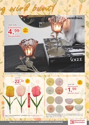 Aktueller Möbelzentrum Pforzheim Prospekt mit Tulpen, "Ostern & Porzellan", Seite 43