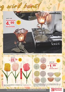 Tulpen im aktuellen Möbelzentrum Pforzheim Prospekt (Stuttgart) Tulpen im Möbelzentrum Pforzheim Prospekt "Ostern & Porzellan" mit 48 Seiten (Stuttgart)