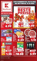 Kaufland Prospekt für Brüssow mit 70 Seiten Kaufland Prospekt für Brüssow: "Hier bin ich richtig", 70 Seiten, 08.10.2026 - 14.10.2026