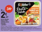 E.Leclerc Salouël - Promo Pasta Salade Poulet rôti Caesar sauce Caesar Promo Pasta Salade Poulet rôti Caesar sauce Caesar à 2,07 € dans le catalogue E.Leclerc à Salouël