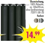 Ösenvorhang für 14,99 € bei SB Möbel Boss im Angebot Ösenvorhang im aktuellen SB Möbel Boss Prospekt