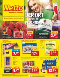 Netto Marken-Discount Prospekt für Arnstorf mit 45 Seiten Netto Marken-Discount Prospekt für Arnstorf: DER ORT, AN DEM ES FRUCHTIG PERLT., 45 Seiten, 30.05.2022 - 04.06.2022