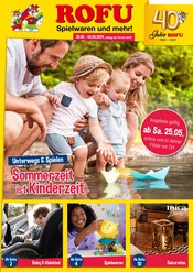 Aktueller Rofu Kinderland Spielzeug & Baby Prospekt in Ronneburg und Umgebung, "Sommerzeit ist Kinderzeit" mit 16 Seiten, 25.05.2024 - 02.06.2024