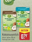 Kokosnussmilch von Bio im aktuellen ALDI Nord Prospekt