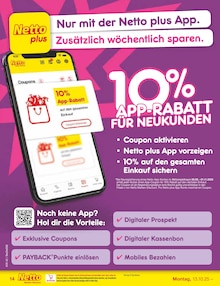 Käse-Schinken-Croissant Angebot im Netto Marken-Discount Prospekt, gültig von 13.10.2025 bis 18.10.2025 Käse-Schinken-Croissant Angebot im aktuellen Netto Marken-Discount Prospekt auf Seite 16