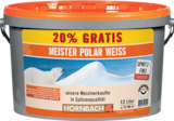 Aktuelle Wandfarbe Angebote bei Hornbach in Wiesbaden Aktuelles Meister Polarweiß Angebot bei Hornbach in Wiesbaden ab 42,95 €