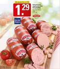 Fleischwurst im Angebot bei WEZ in Bad Oeynhausen Fleischwurst Angebote bei WEZ Bad Oeynhausen für 1,29 €