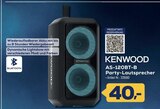 AS-120BT-B Party-Lautsprecher im Angebot bei EURONICS in Kamen AS-120BT-B Party-Lautsprecher Angebote von KENWOOD bei EURONICS Kamen für 40,00 €