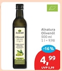 Olivenöl von Alnatura für 4,99 € bei budni im Angebot Olivenöl von Alnatura im aktuellen budni Prospekt