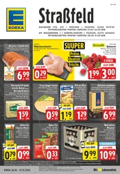 Schweinefleisch im EDEKA Prospekt in Bergheim Aktueller EDEKA Prospekt mit Schweinefleisch, "Aktuelle Angebote", Seite 1