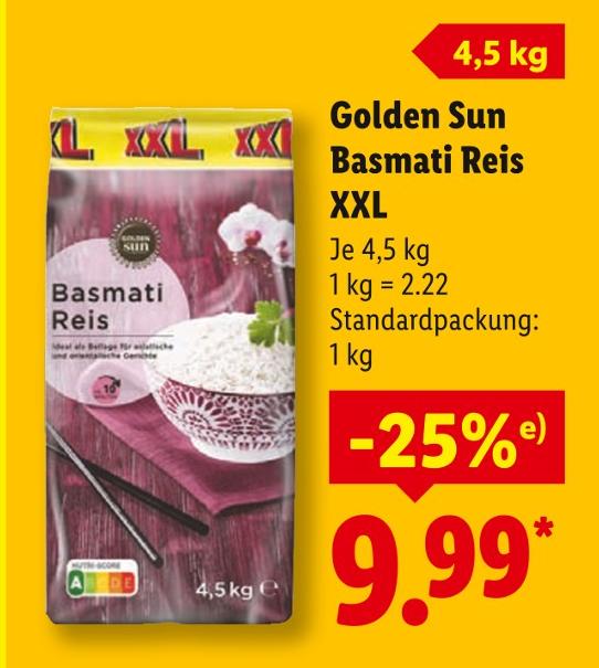 Basmati Reis XXL