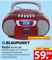 BLAUPUNKT Radio* B11 PLL RD bei famila Nordost in Elmshorn BLAUPUNKT Radio* B11 PLL RD im Angebot bei famila Nordost Elmshorn für 59,99 €