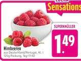 EDEKA Halblech - Himbeeren Angebot im Prospekt Himbeeren bei EDEKA im Halblech Prospekt für 1,49 €