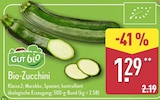 Bio-Zucchini von Gut bio im aktuellen ALDI Nord Prospekt