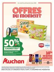 Prospectus Supermarchés Auchan Hypermarché en cours à Mont-Saint-Sulpice et alentours, "OFFRES DU MOMENT", 40 pages, 09/06/2026 - 21/06/2026 Catalogue Supermarchés Auchan Hypermarché en cours à Mont-Saint-Sulpice et alentours, "OFFRES DU MOMENT", 40 pages, 09/06/2026 - 21/06/2026