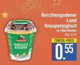 Knusperjoghurt im EDEKA Prospekt Knusperjoghurt von Berchtesgadener Land im aktuellen EDEKA Prospekt für 0,55 €