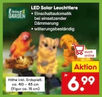LED Solar Leuchttiere Angebote bei Netto Marken-Discount Erlangen für 6,99 €