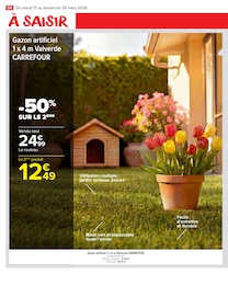Prix et réduction Gazon dans le prospectus Carrefour Market en cours Offre Gazon dans le catalogue Carrefour Market du moment à la page 56