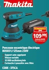 Ponceuse excentrique électrique b05031j 125mm 230v - MAKITA dans le catalogue Screwfix