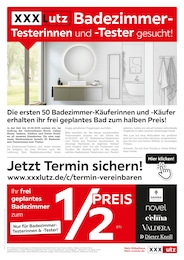 XXXLutz Möbelhäuser Prospekt: "Badezimmer Testerinnen und -Tester gesucht!", 26 Seiten, 28.07.2025 - 10.08.2025